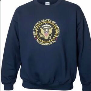 DC Navy Sweatshirt with USA Design